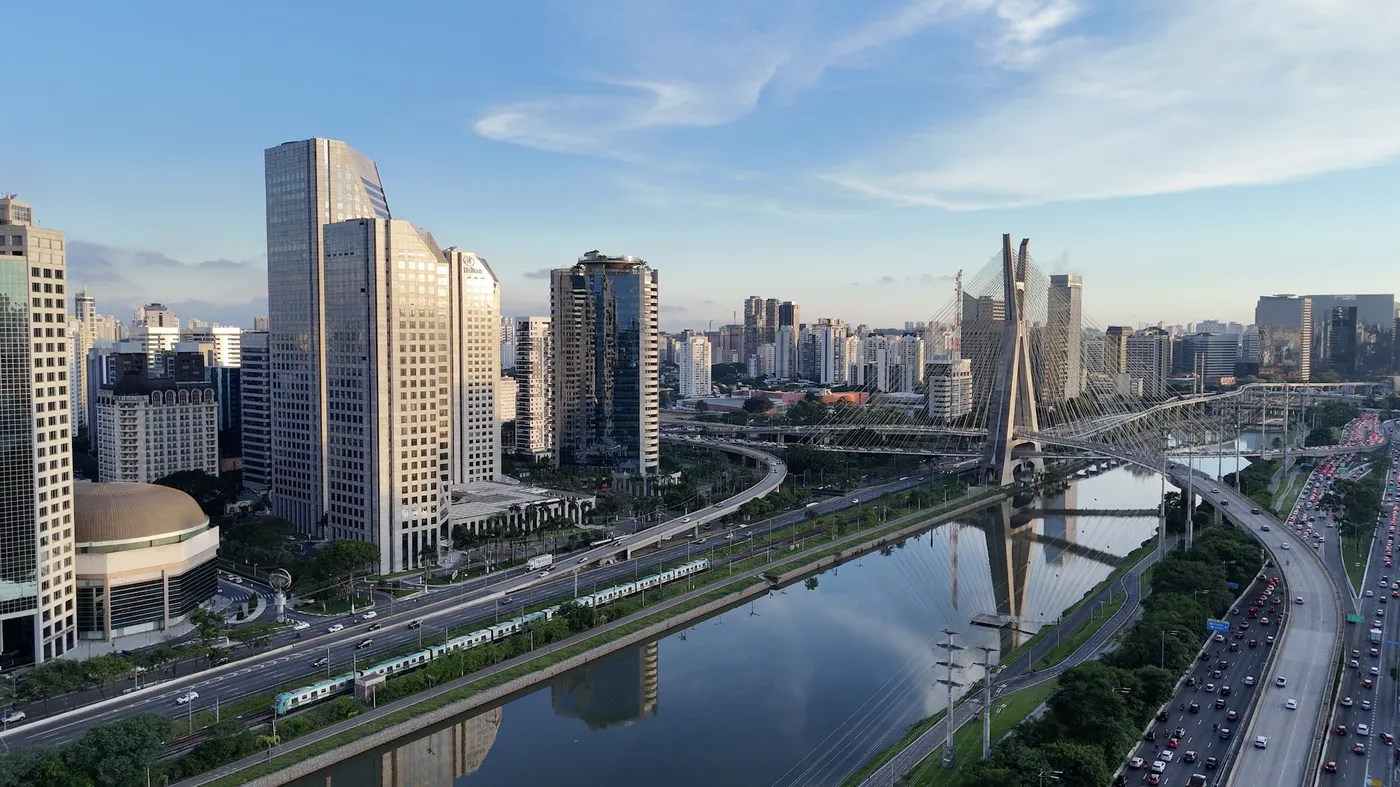 Arquitetura de luxo em cobertura nos Jardins