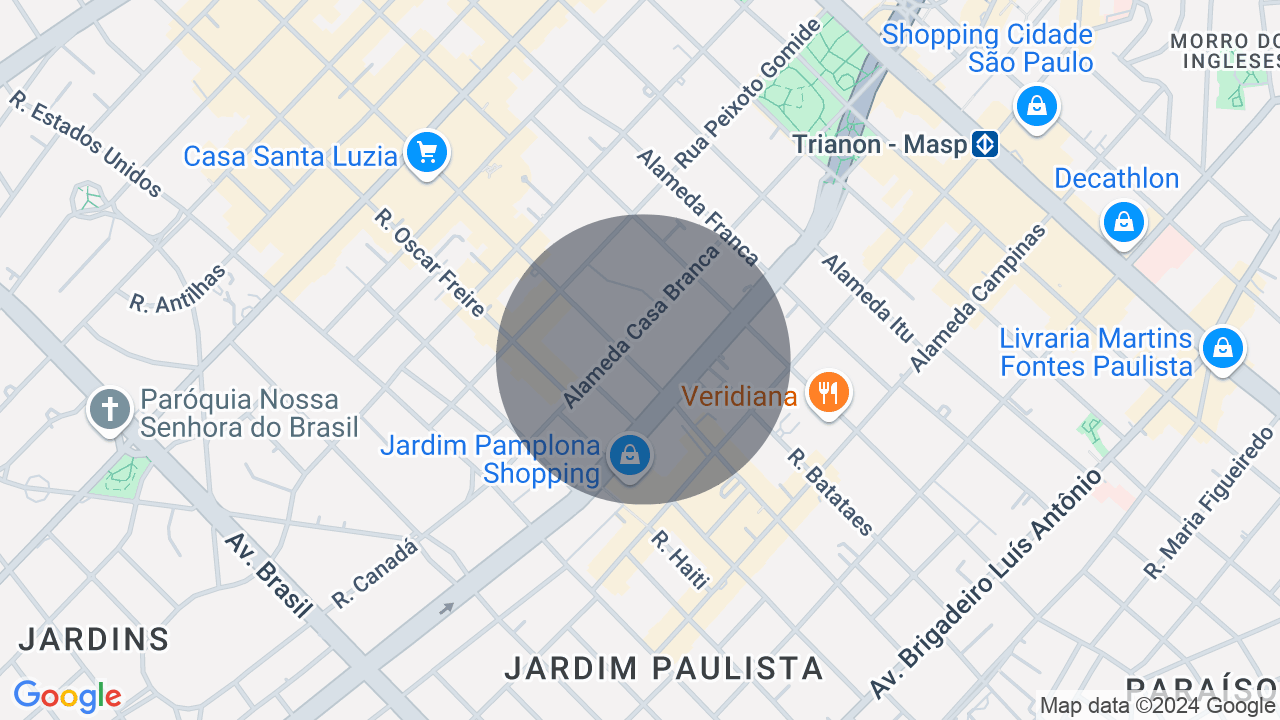 Garden em meio ao Jardins