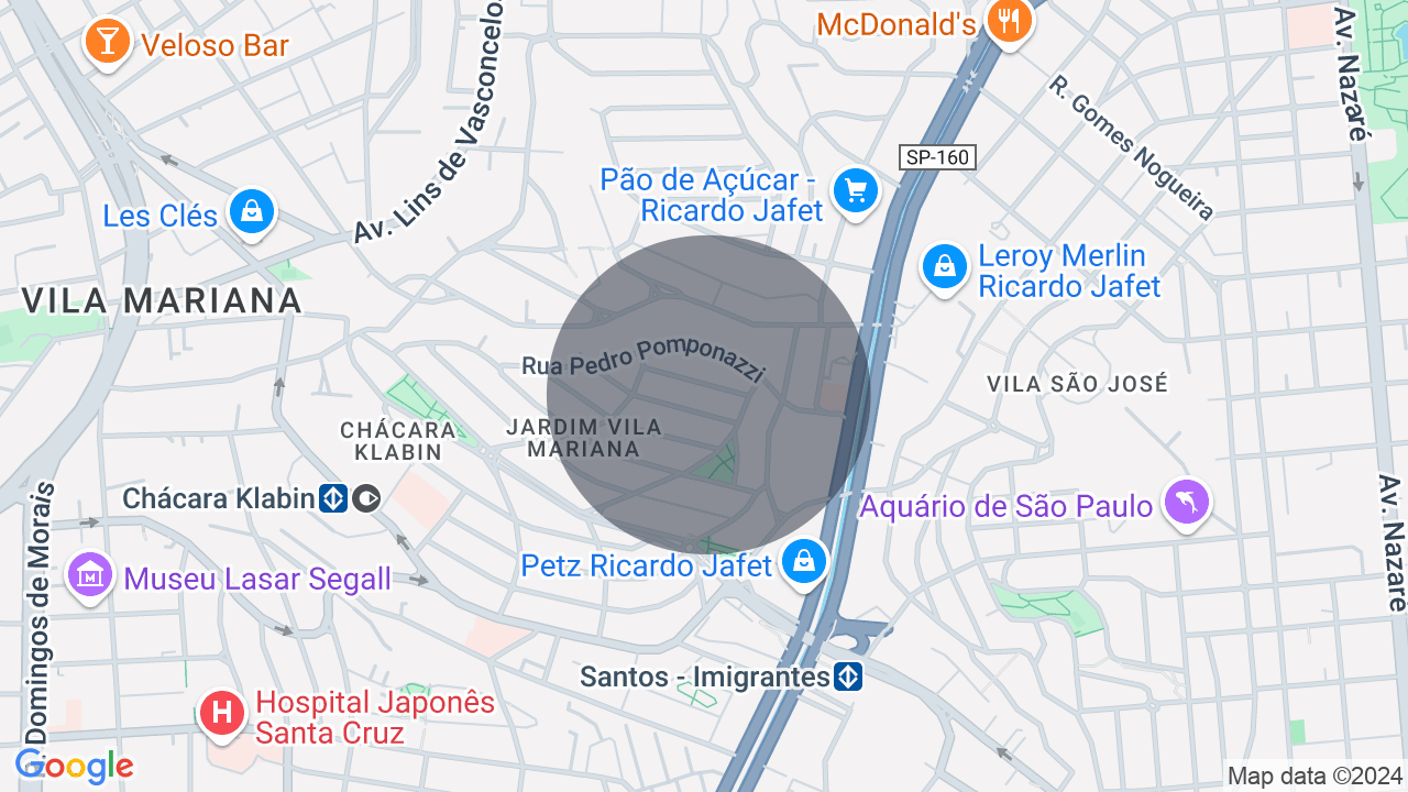 Mapa da localização — Jardim Vila Mariana, São Paulo