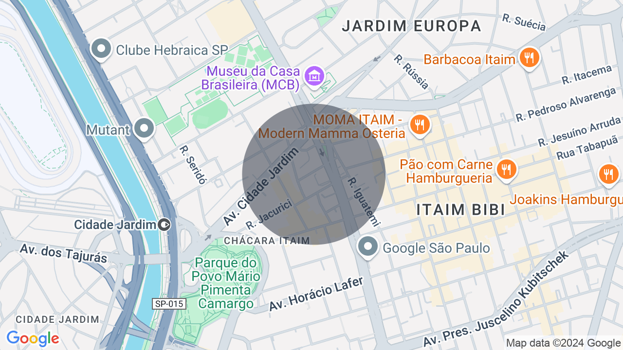 Mapa da localização — Jardim Paulistano, São Paulo