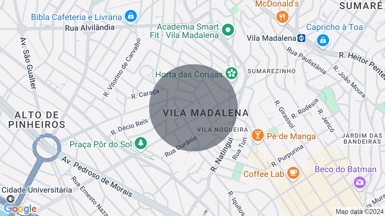 Belíssimo Garden no encontro Alto de Pinheiros e Vila Madalena
