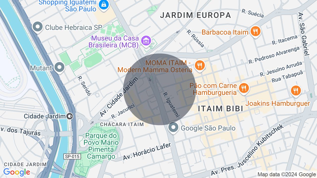 Mapa da localização — Jardim Paulistano, São Paulo