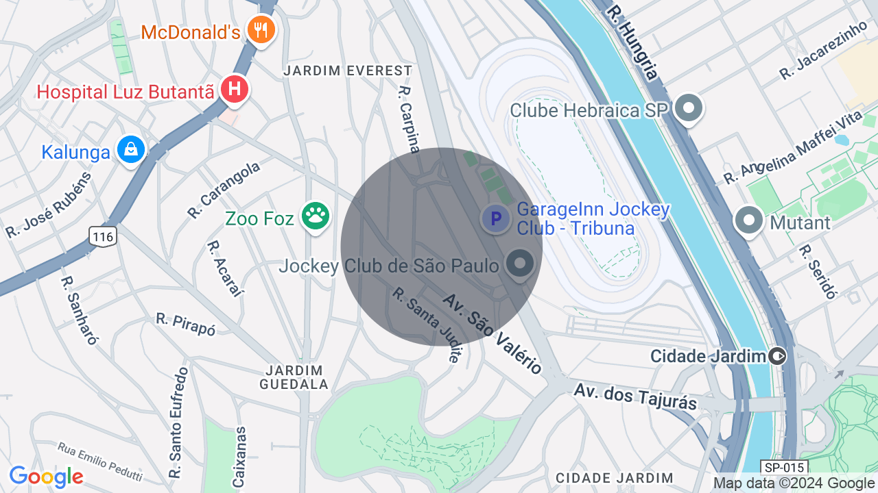 Mapa da localização — Cidade Jardim, São Paulo