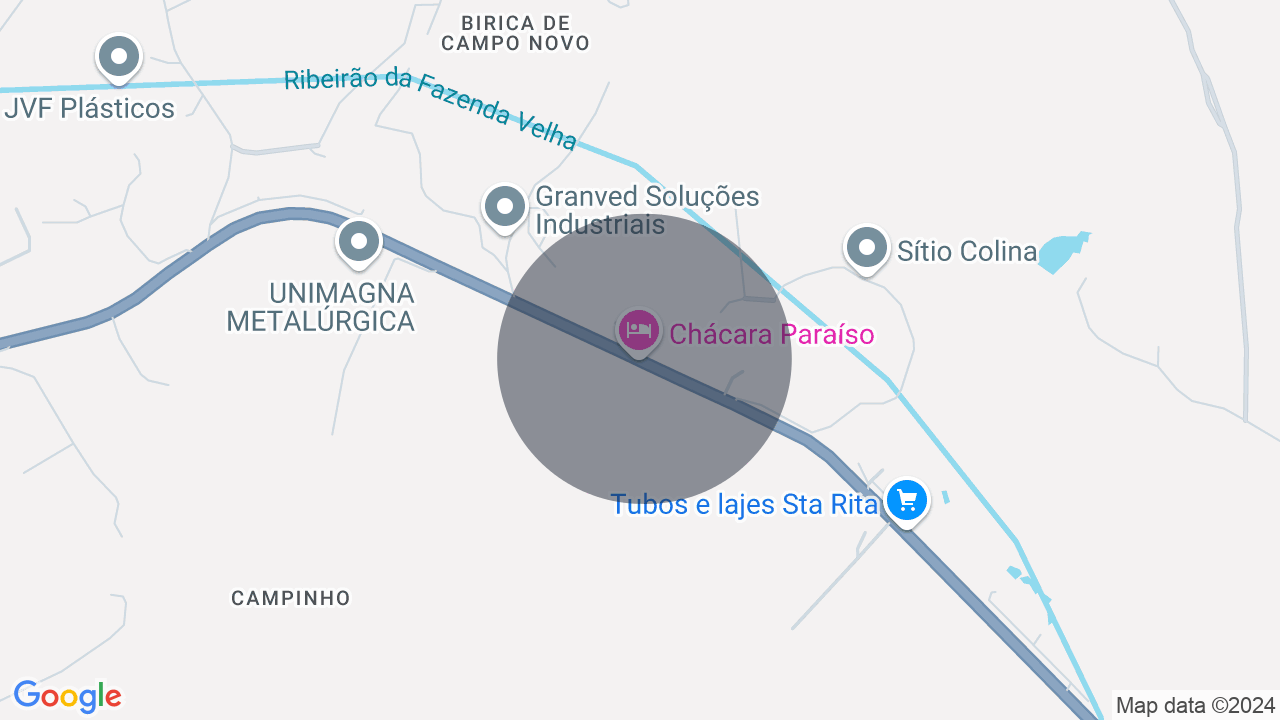Mapa da localização — Quinta da Baroneza, Bragança Paulista
