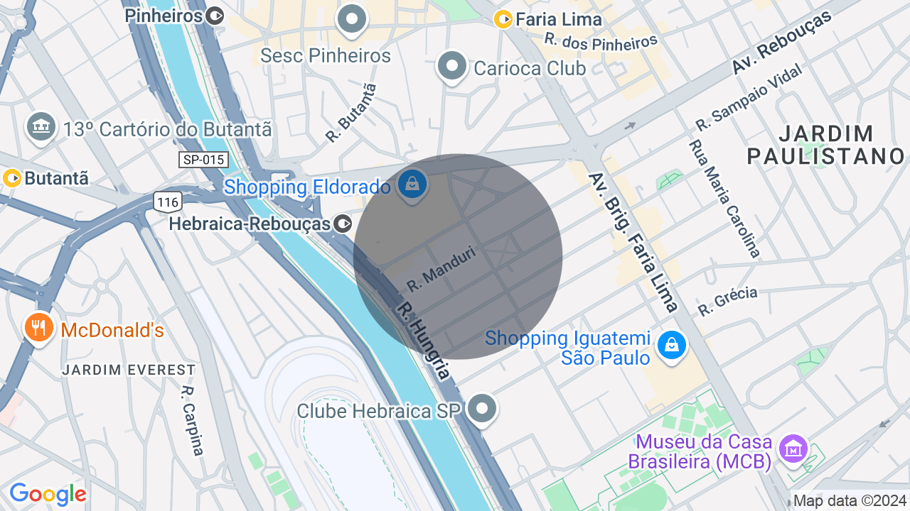 Mapa da localização — Jardim Paulistano, São Paulo