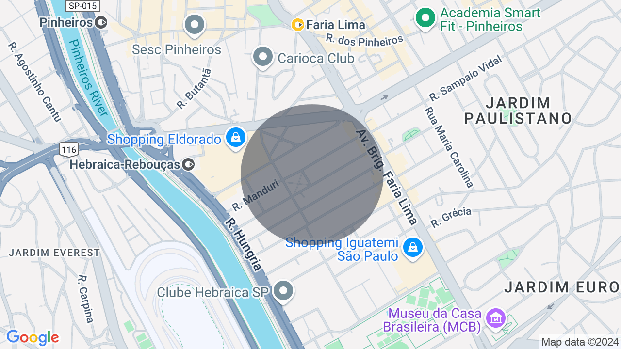Mapa da localização — Jardim Paulistano, São Paulo