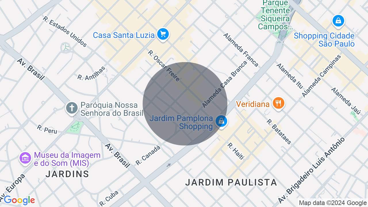 EM UMA DAS RUAS MAIS TRANQUILAS DOS JARDINS