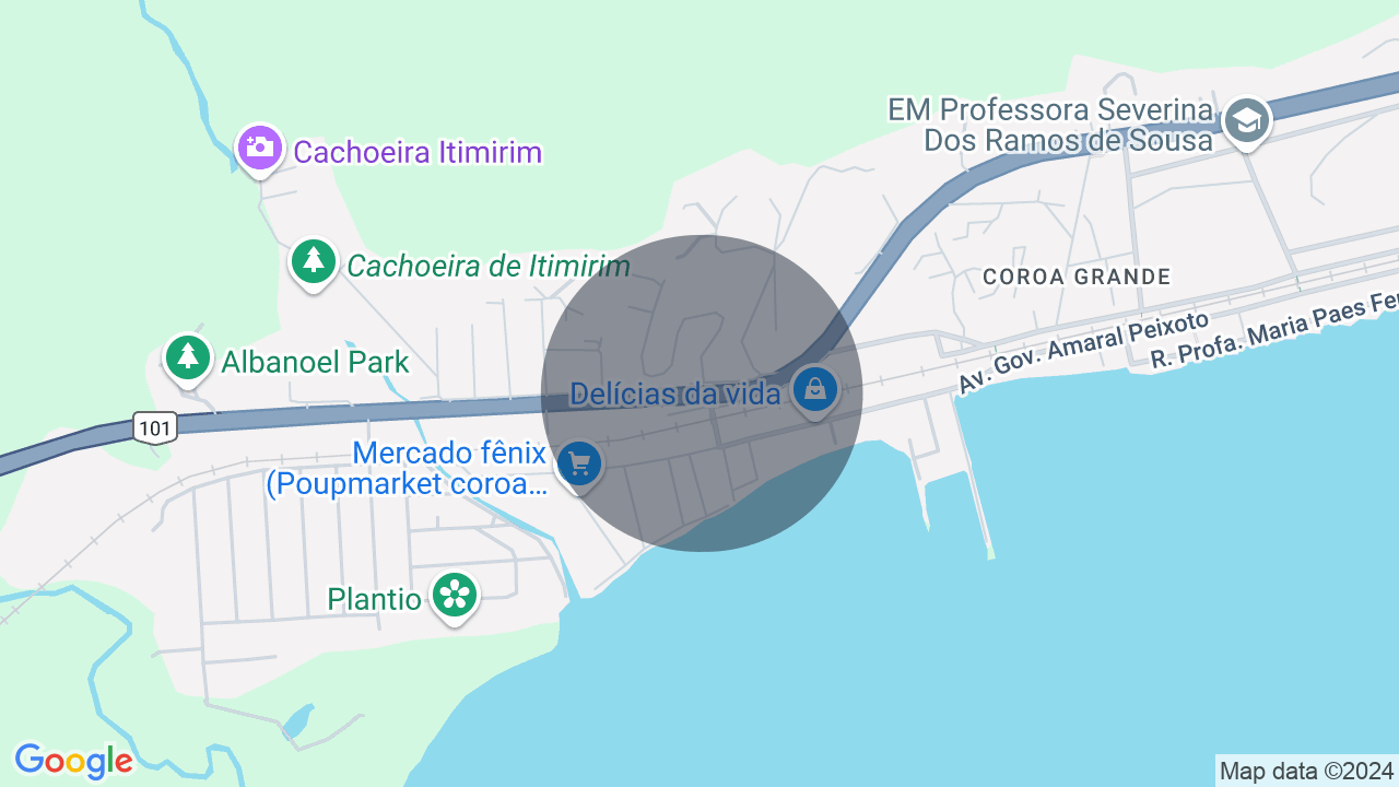 Mapa da localização — Mangaratiba, Rio de Janeiro