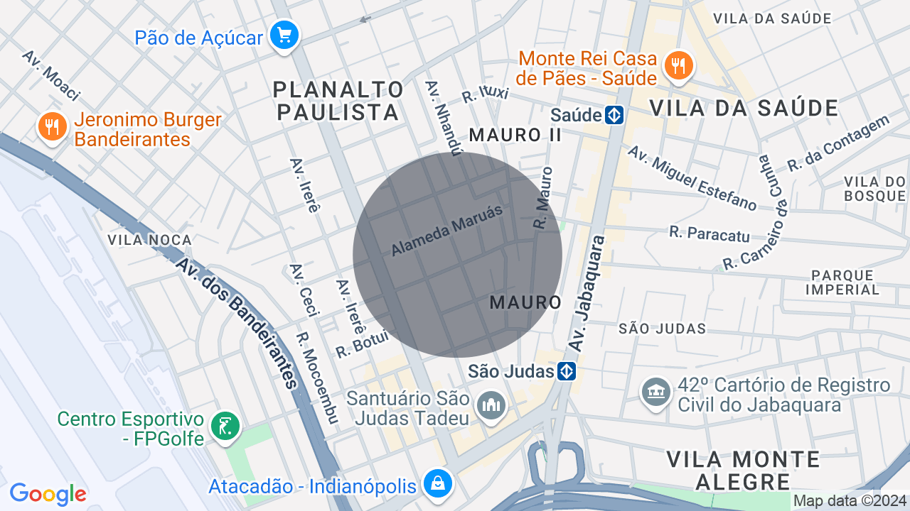 Mapa da localização — Planalto Paulista, São Paulo