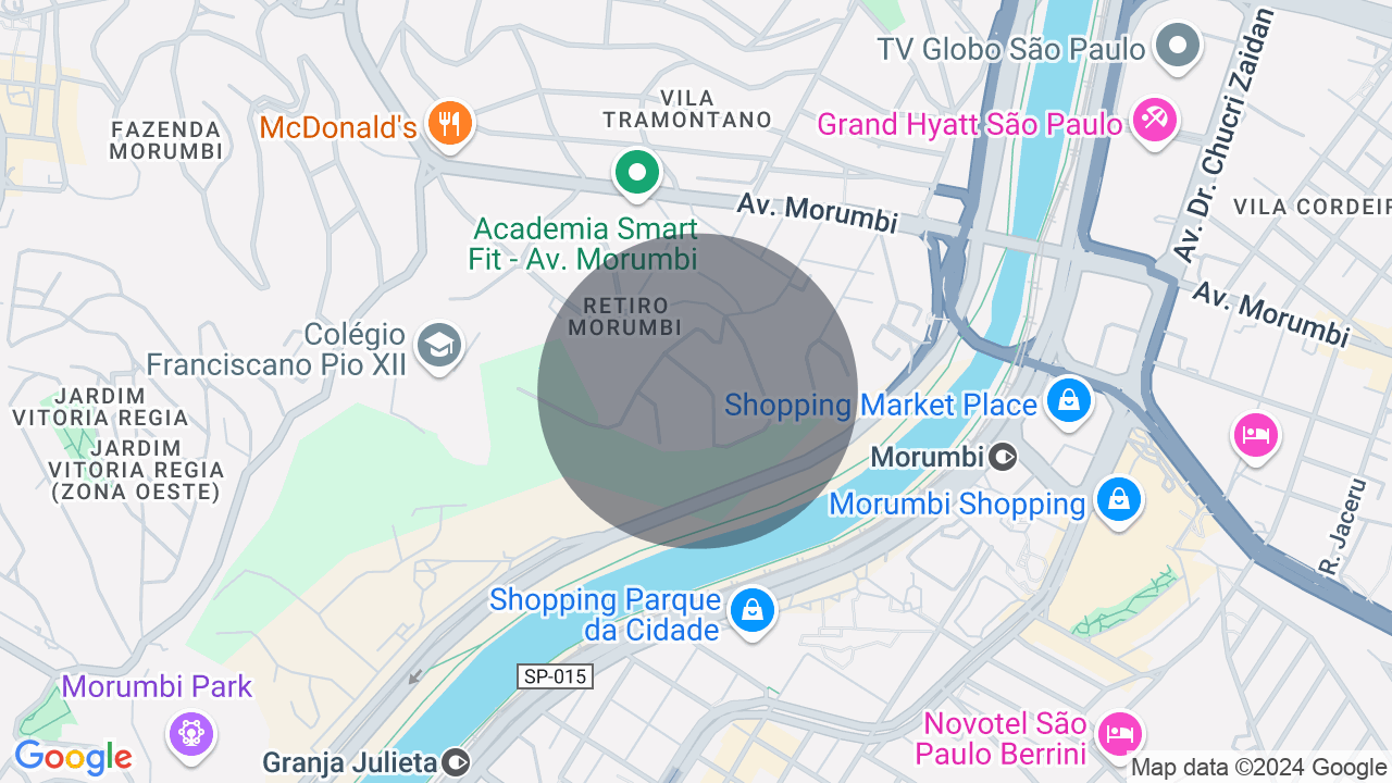 Mapa da localização — Cidade Jardim, São Paulo