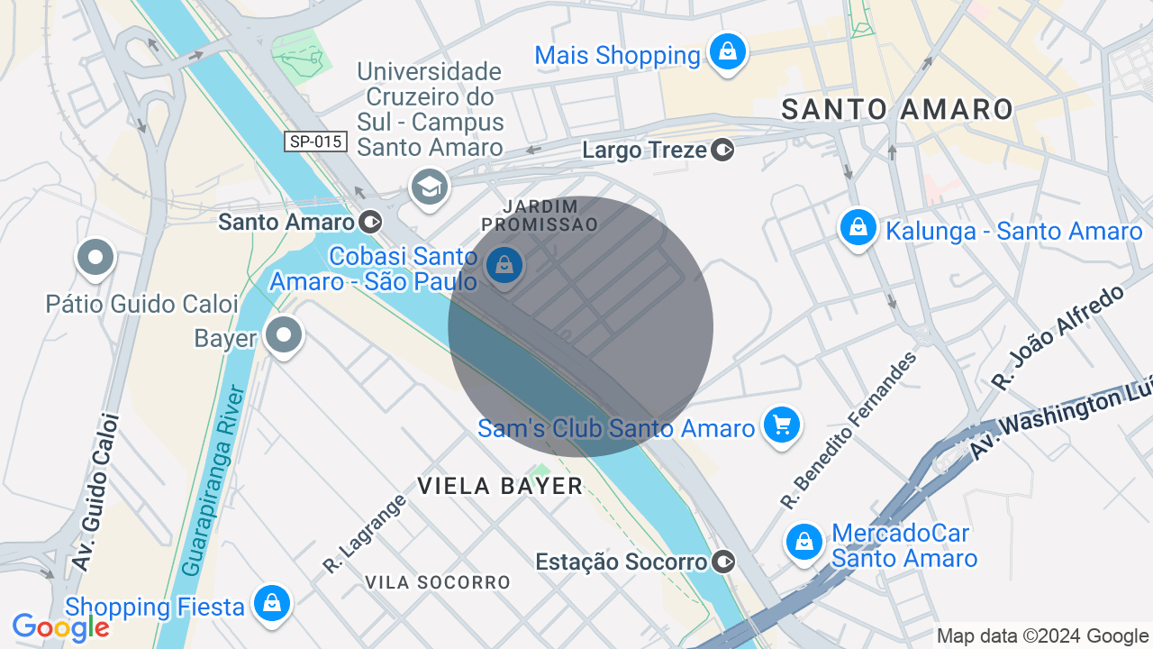 Mapa da localização — Alto da Boa Vista, São Paulo