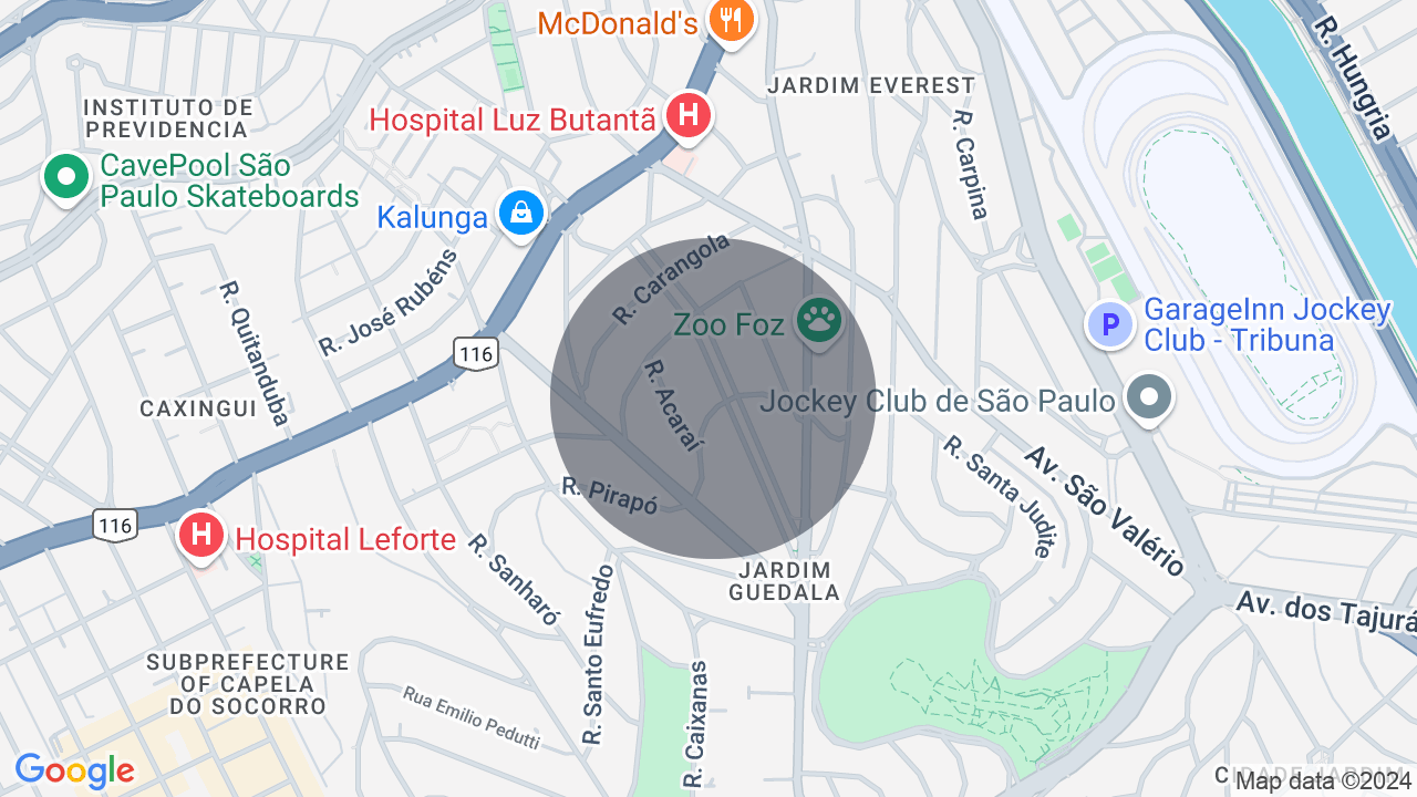 Mapa da localização — Jardim Guedala, São Paulo
