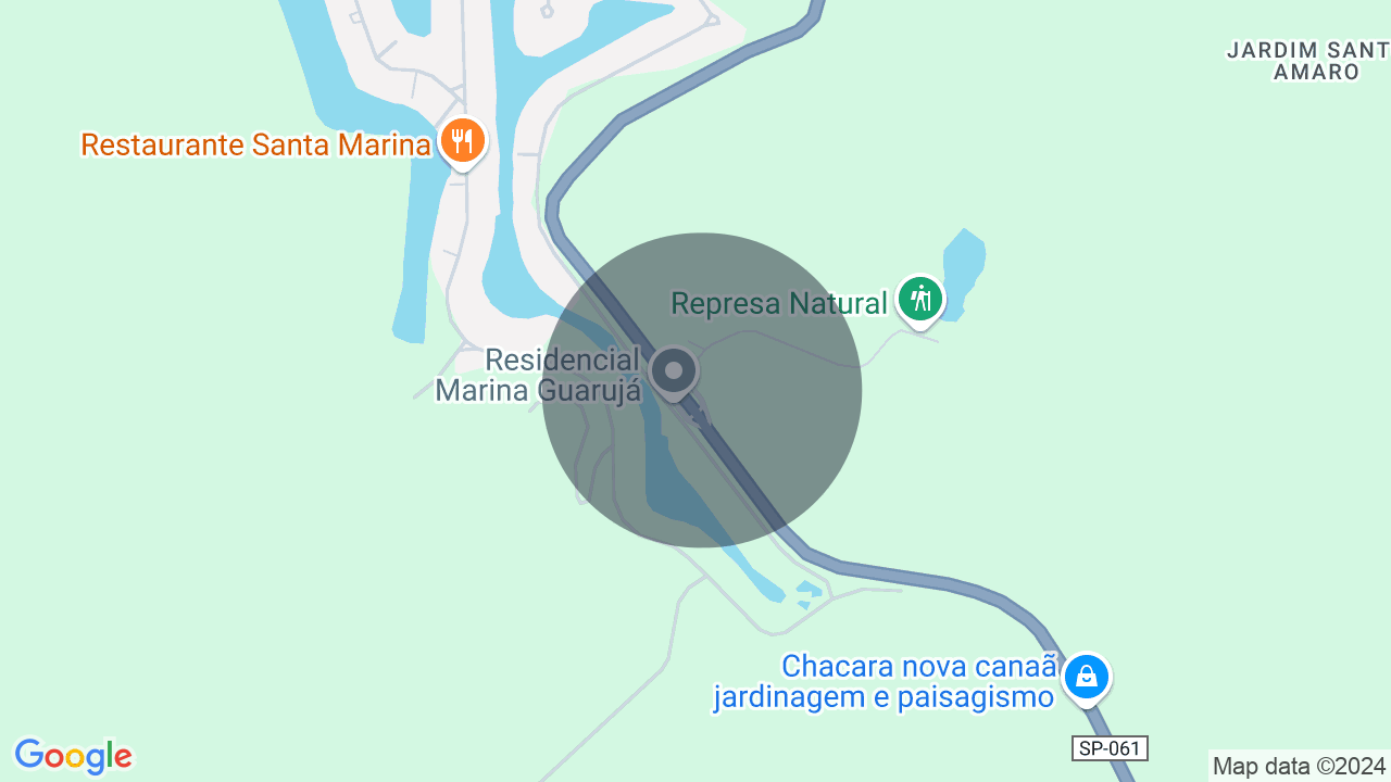 Mapa da localização — Iporanga, Guarujá