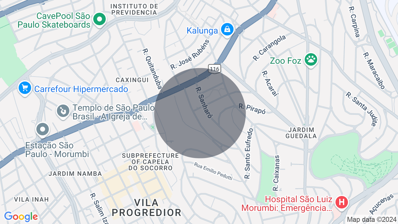 Mapa da localização — Jardim Guedala, São Paulo