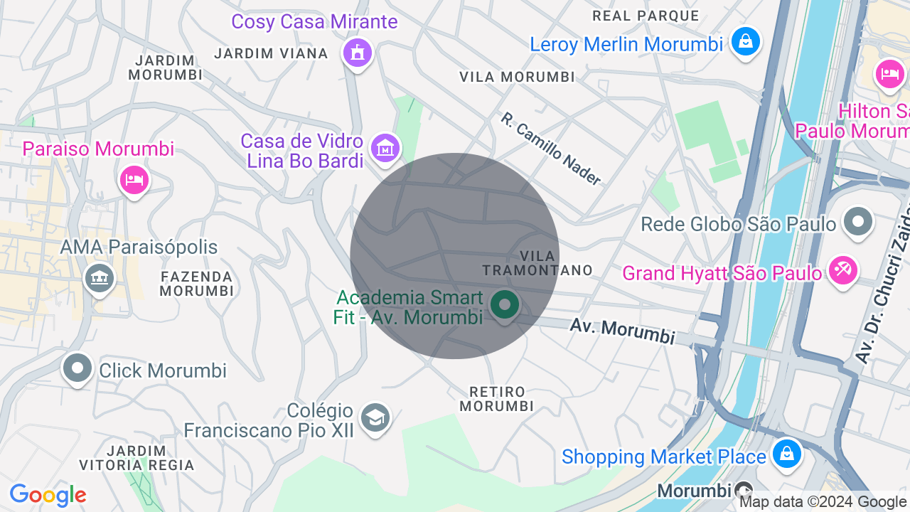 Mapa da localização — Vila Tramontano, São Paulo