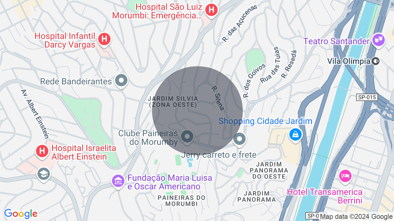 Mapa da localização — Cidade Jardim, São Paulo