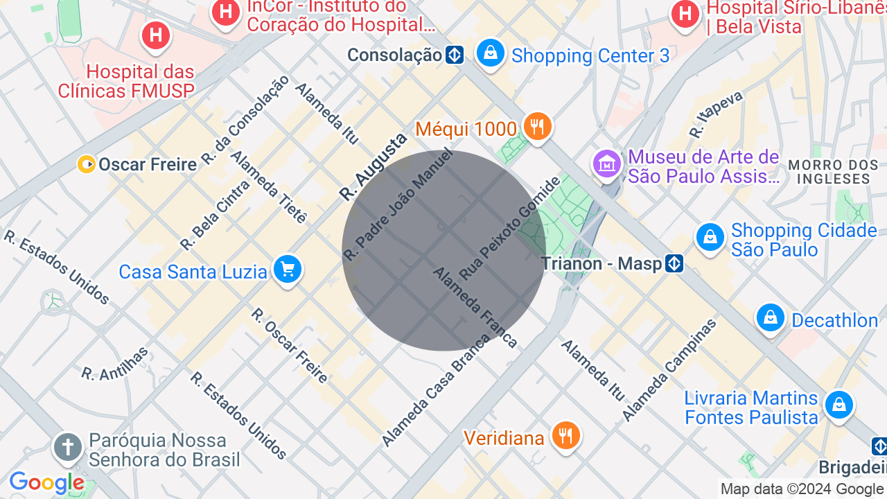 Mapa da localização — Cerqueira César, São Paulo