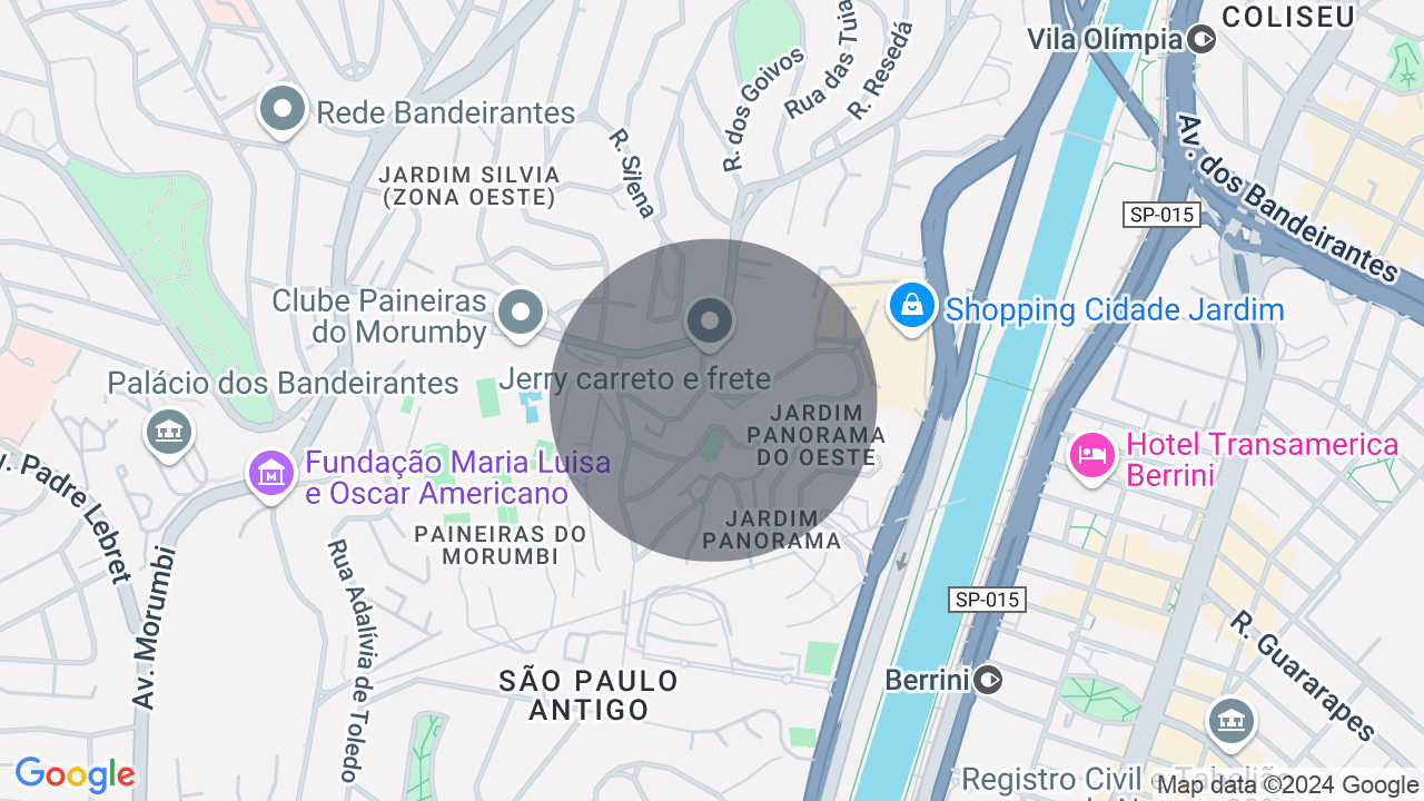 Mapa da localização — Cidade Jardim, São Paulo