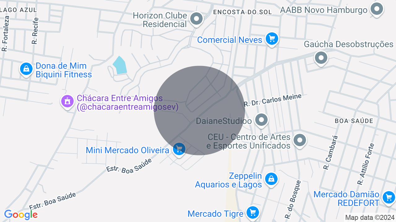 Mapa da localização — Estancia Velha, Rio Grande