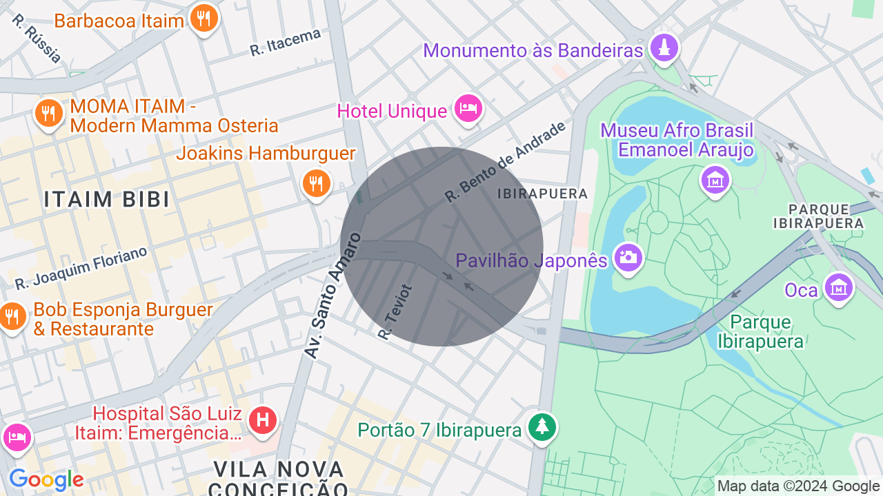 Mapa da localização — Jardim Paulista, São Paulo