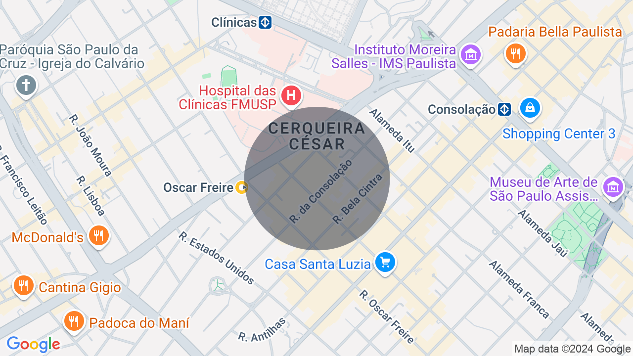 Apartamento | Cerqueira Cesar | Baixo Jardins | R. da Consolação