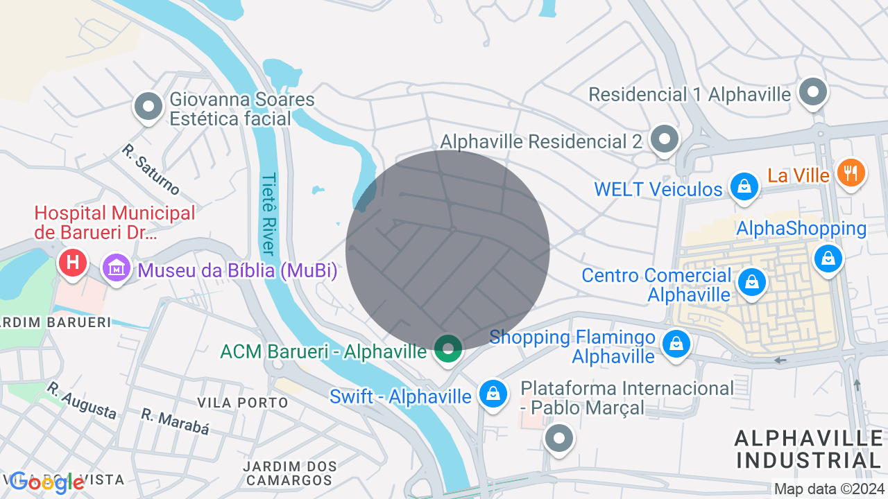 Mapa da localização — Alphaville Residencial Dois, Barueri