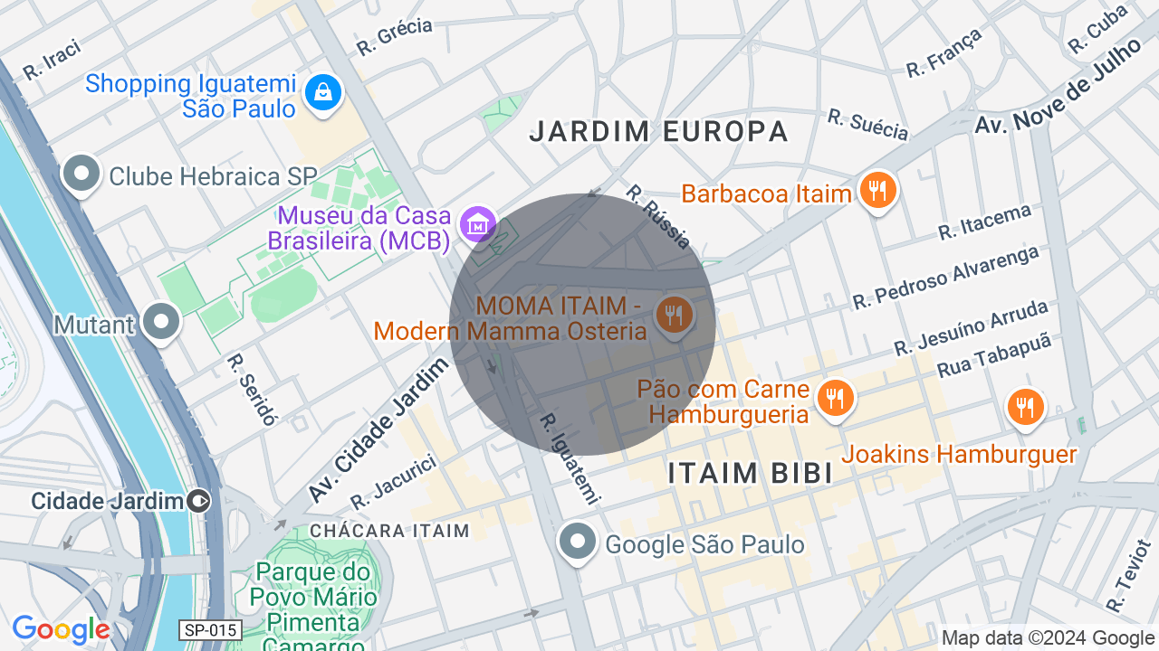 Mapa da localização — Jardim Europa, São Paulo