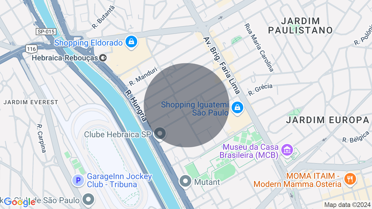 Mapa da localização — Jardim Europa, São Paulo