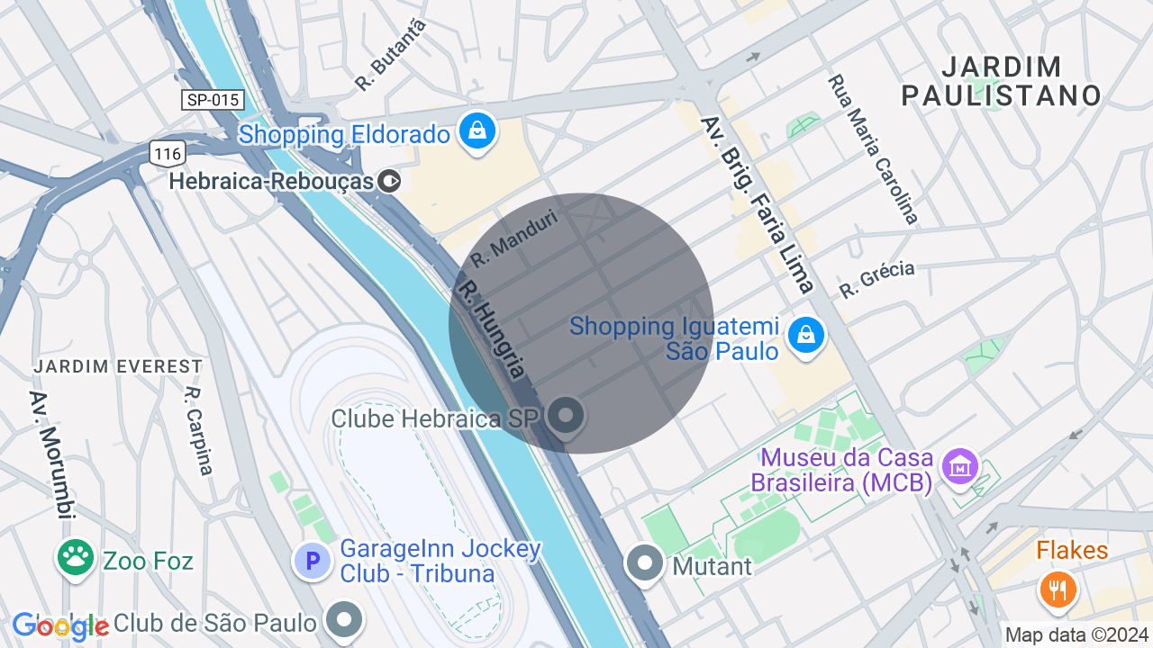 Mapa da localização — Jardim Europa, São Paulo