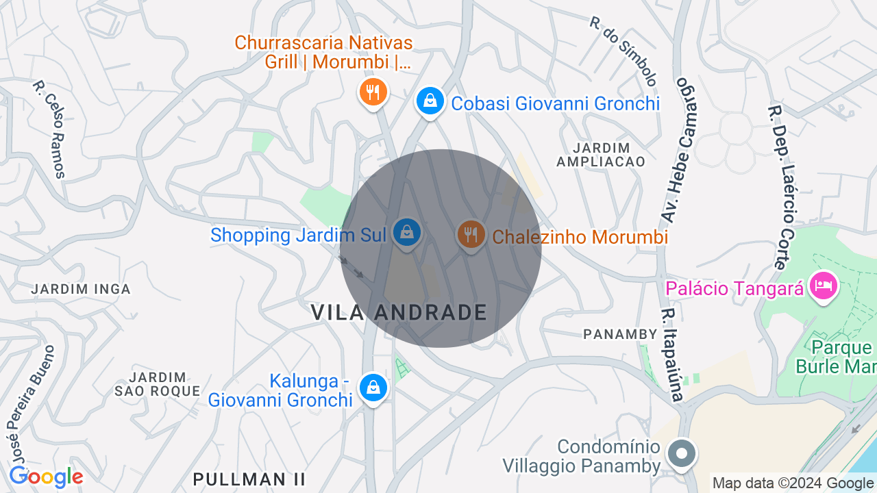 Mapa da localização — Vila Andrade, São Paulo