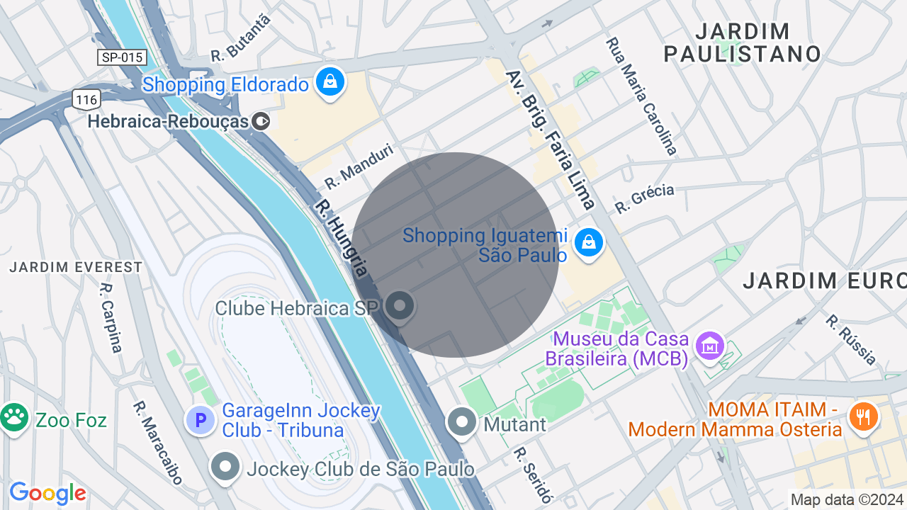 Mapa da localização — Jardim Paulistano, São Paulo