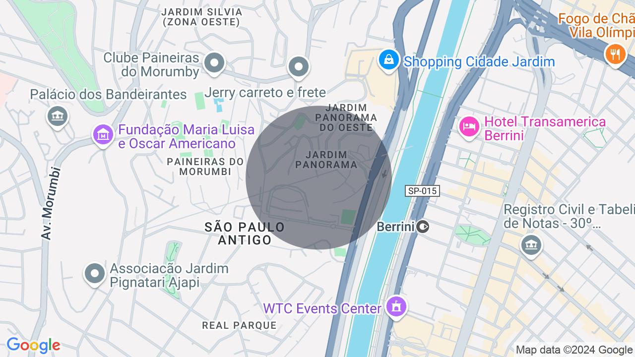 Mapa da localização — Cidade Jardim, São Paulo