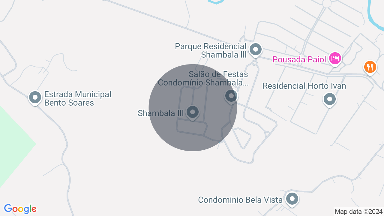 Mapa da localização — Shamballa Iii, Atibaia