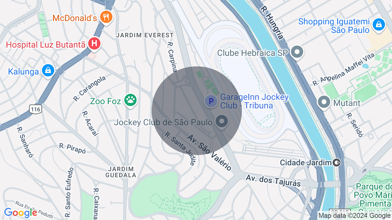 Mapa da localização — Cidade Jardim, São Paulo