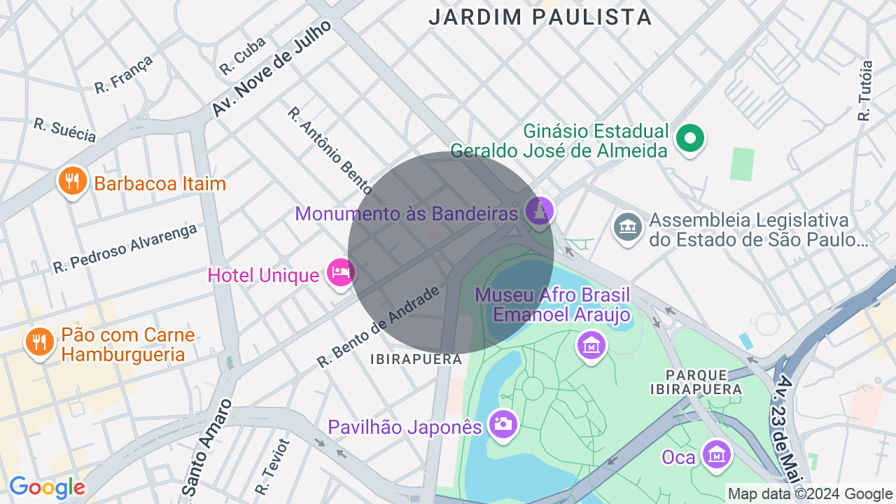 Mapa da localização — Jardim Paulista, São Paulo