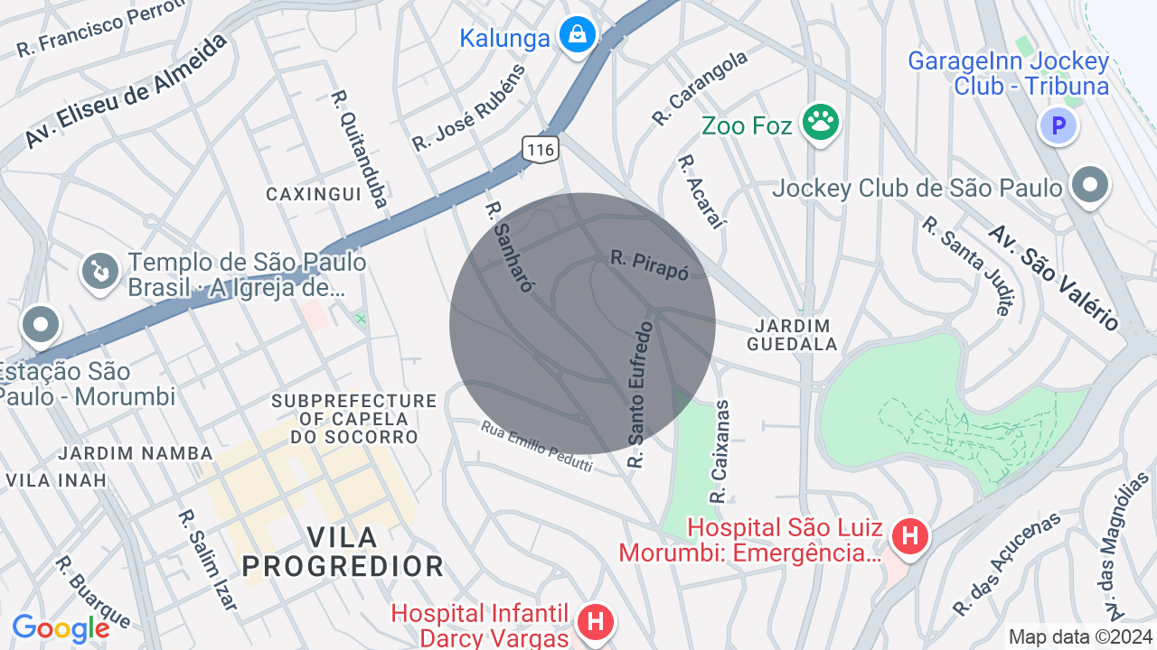 Mapa da localização — Jardim Guedala, São Paulo