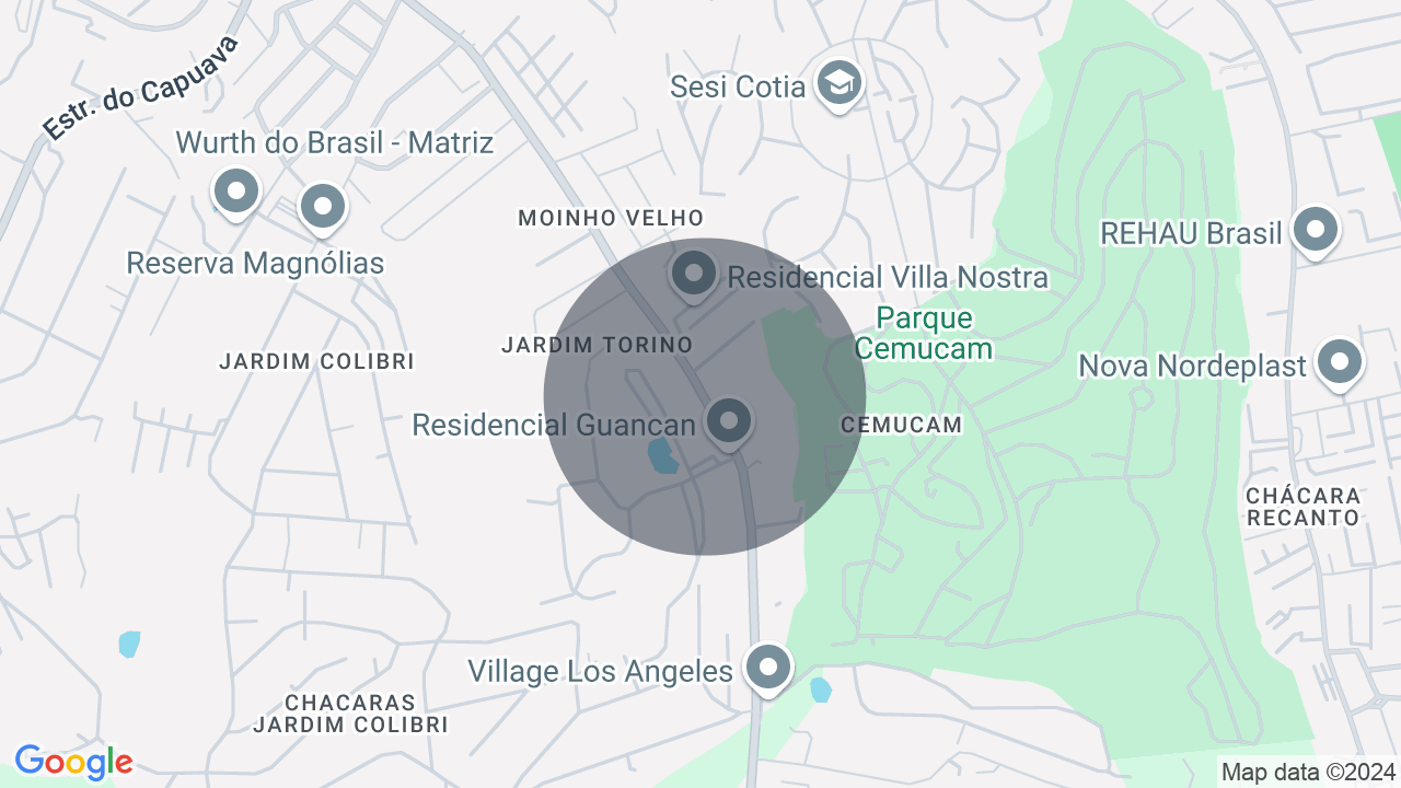 Mapa da localização — Jardim Torino, Cotia