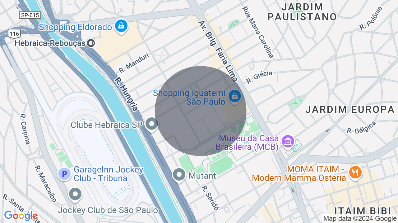 Mapa da localização — Jardim Europa, São Paulo