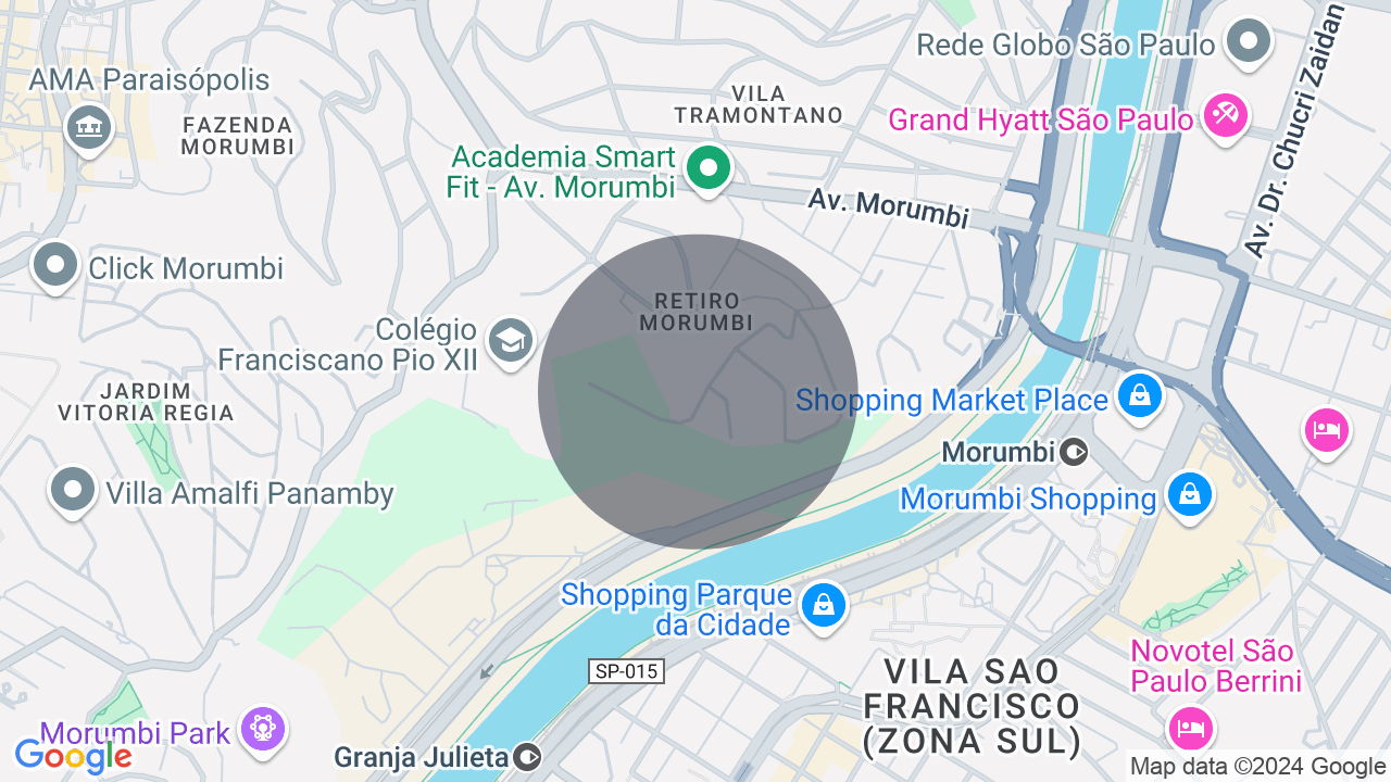 Mapa da localização — Retiro Morumbi, São Paulo