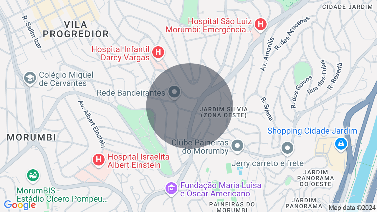 Mapa da localização — Jardim Guedala, São Paulo