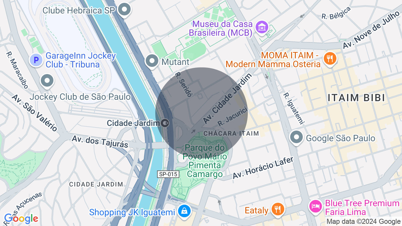 Mapa da localização — Jardim Europa, São Paulo