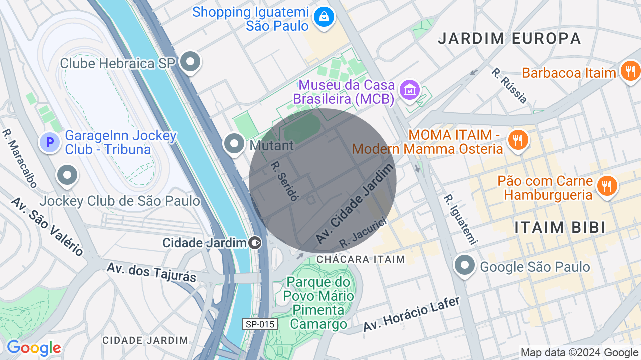 Mapa da localização — Jardim Europa, São Paulo