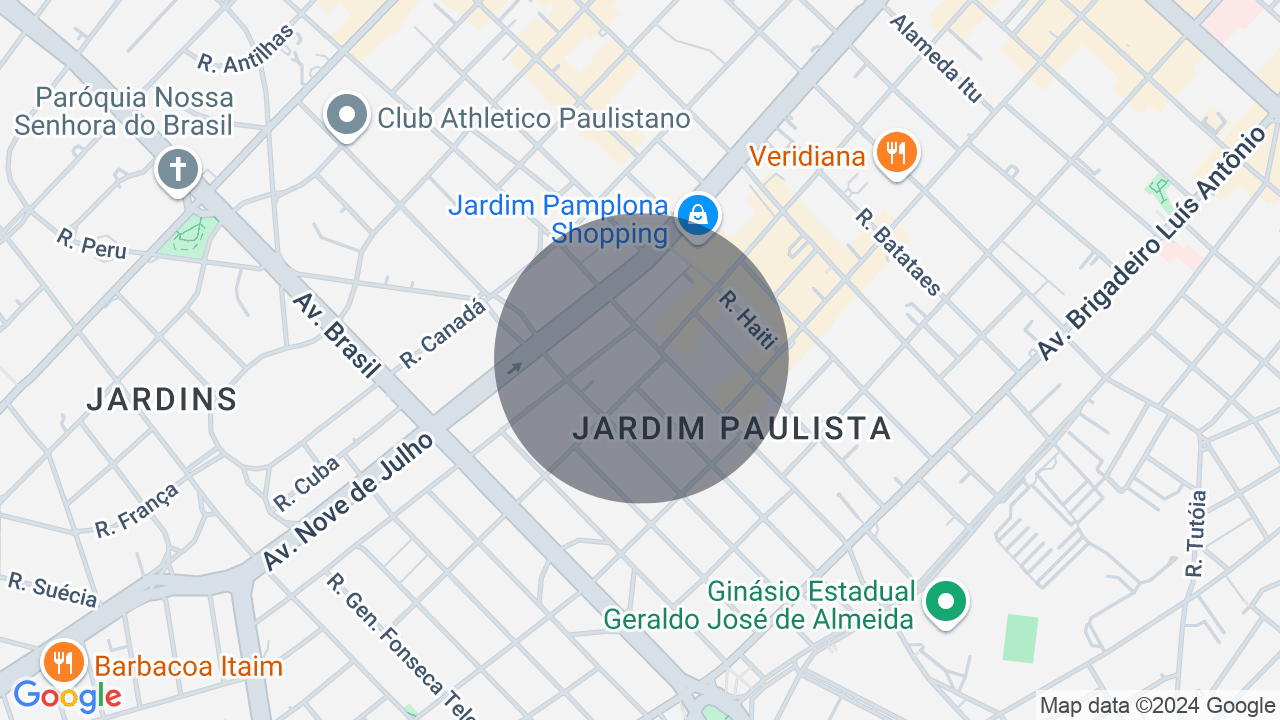Mapa da localização — Jardim Paulista, São Paulo