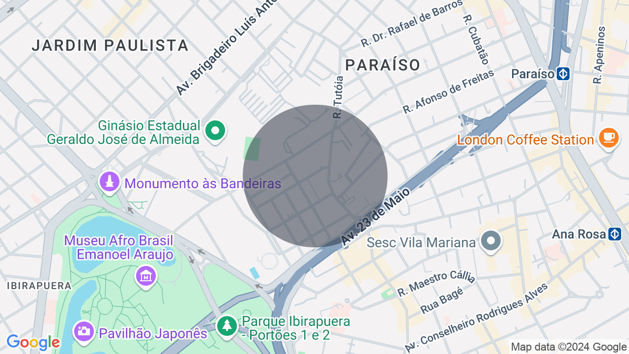 Mapa da localização — Vila Mariana, São Paulo