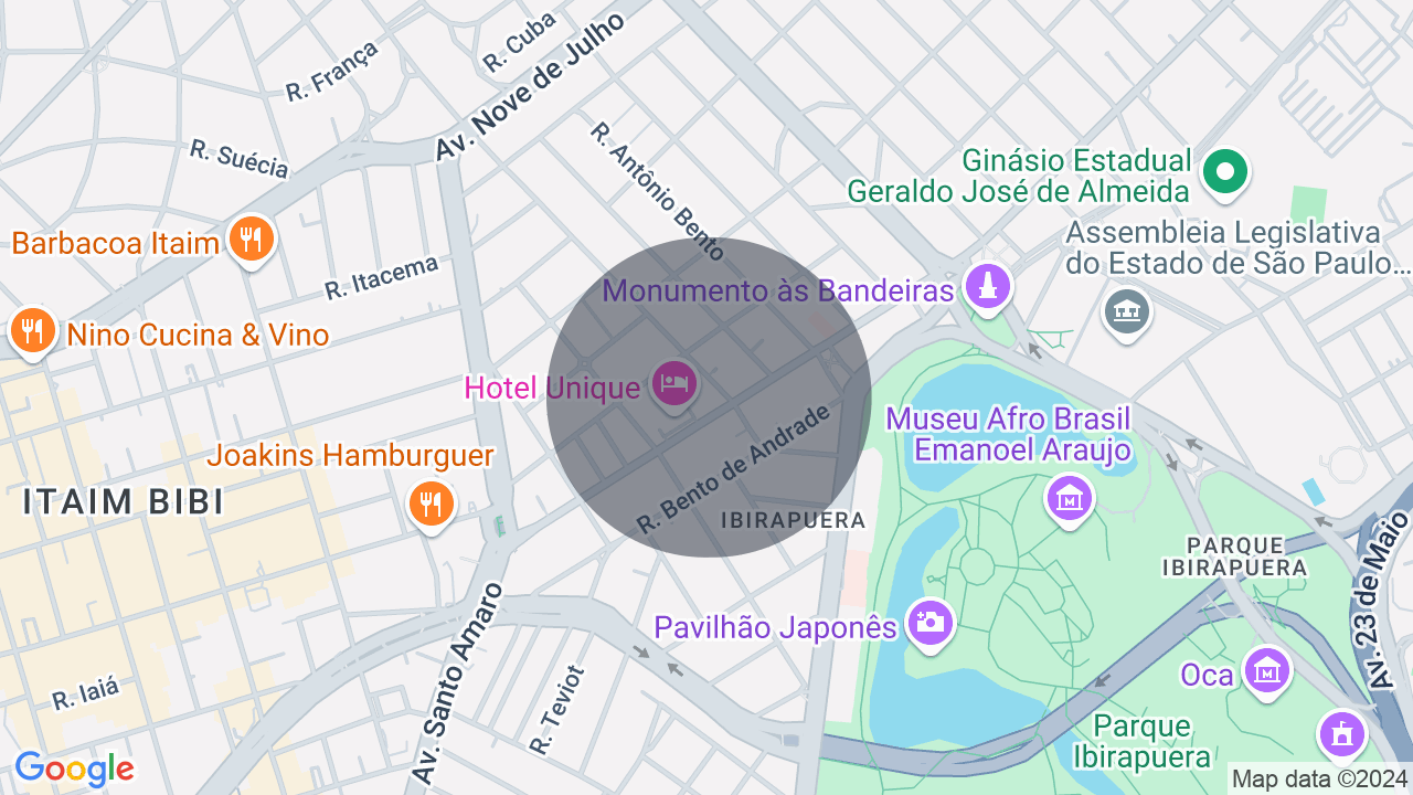 Mapa da localização — Jardim América, São Paulo