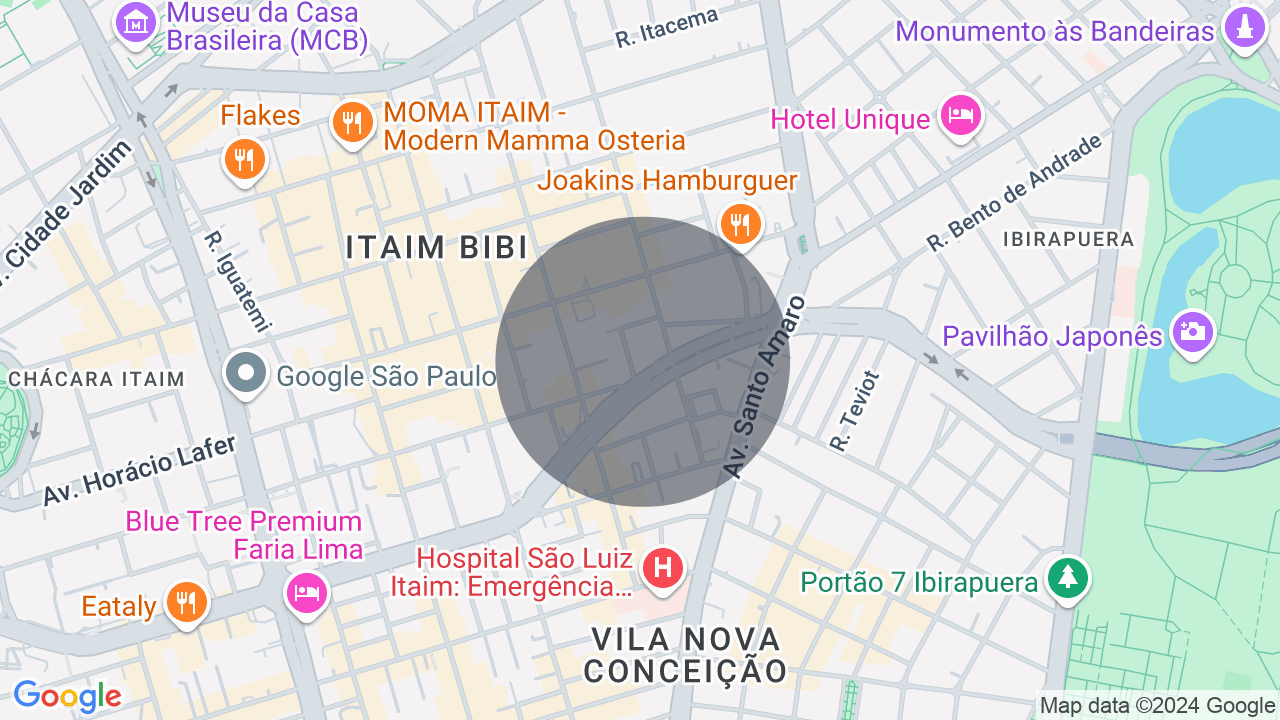 Laje corporativa - 611m2 Open Space - Av. JK | 19 Vagas 