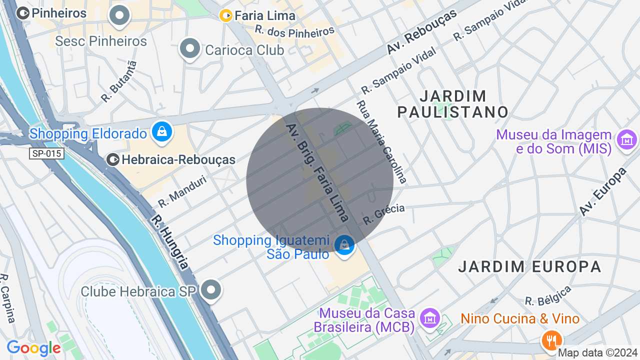 Mapa da localização — Jardim Paulistano, São Paulo