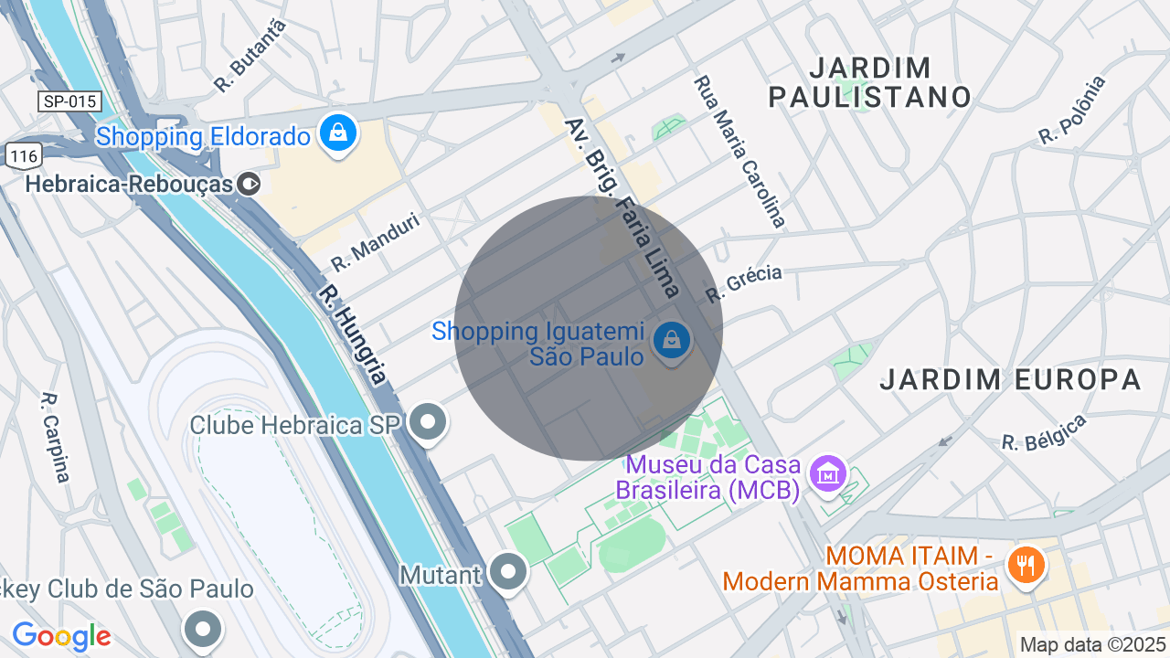 Mapa da localização — Jardim Europa, São Paulo