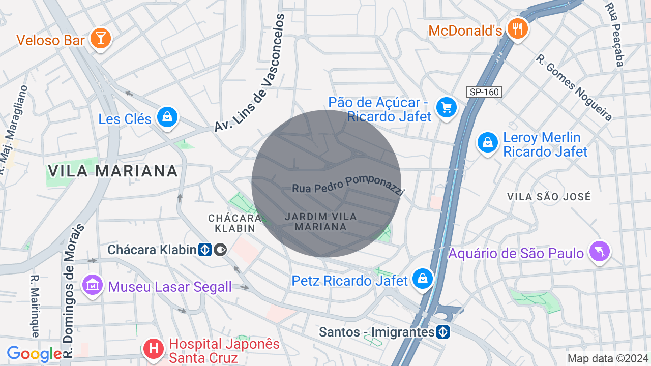 Mapa da localização — Jardim Vila Mariana, São Paulo