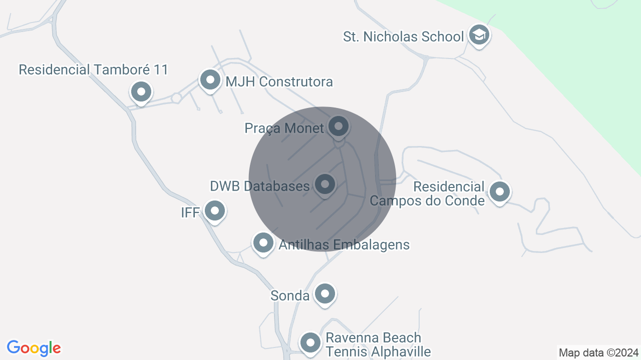 Mapa da localização — Tamboré, Santana de Parnaíba